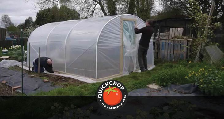 Preparing ground for Polytunnel header