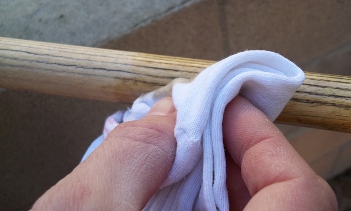 preserve tool handles with linseed oil